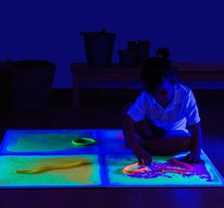 Set de Baldosas sensoriales con líquido UV 50cm x 50cm