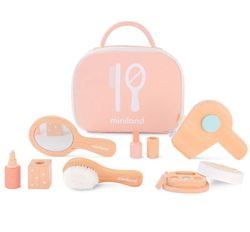 Set de belleza de madera para muñecos