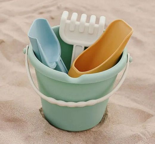 Set de palas y cubo de arena y agua baby Eco friendly
