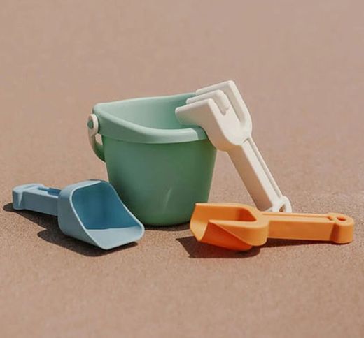 Set de palas y cubo de arena y agua baby Eco friendly