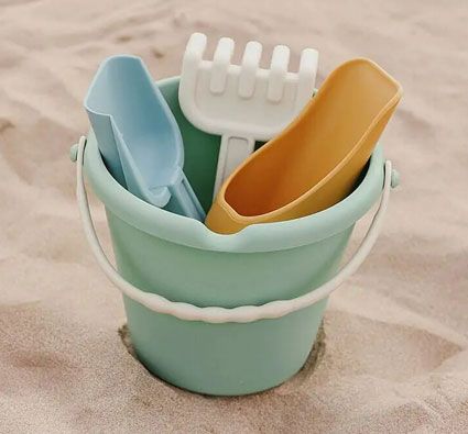 Set de palas y cubo de arena y agua baby Eco friendly