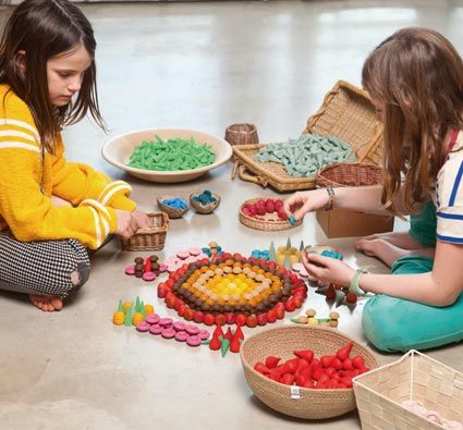 Set de pequeñas piezas las mandala