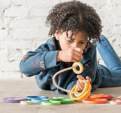 Set de piezas de juego abierto aros nido