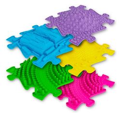 Set losetas de suelo sensorial 3D ampliación