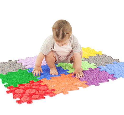 Set losetas de suelo sensorial 3D ampliación