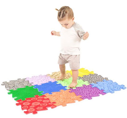 Set losetas de suelo sensorial 3D ampliación