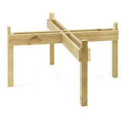 Patas de madera para bandeja mundo activo  -Alt 55cm