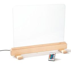 Panel transparente luminoso