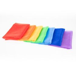 Surtido de 7 telas multicolor los disfraces libres