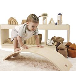 Tabla balancín de equilibrio y juego  en madera