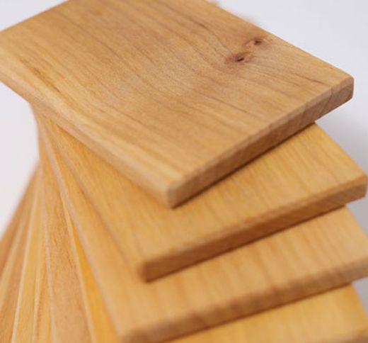 Listones de construcción naturales