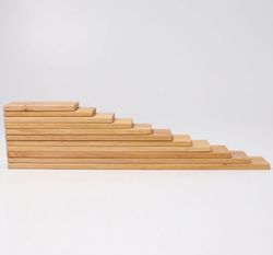 Listones de construcción naturales