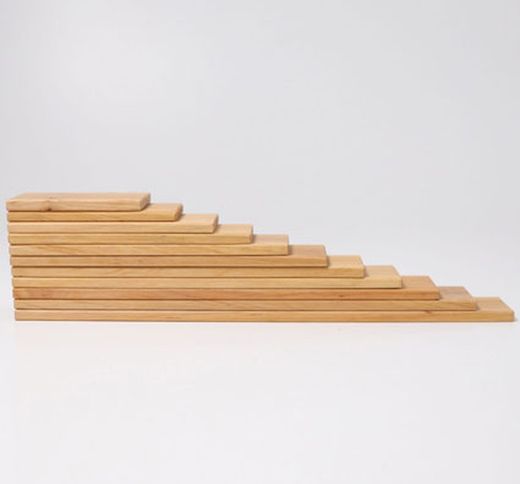 Listones de construcción naturales