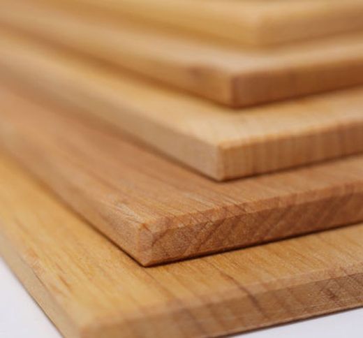 Listones de construcción naturales