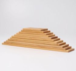 Listones de construcción naturales