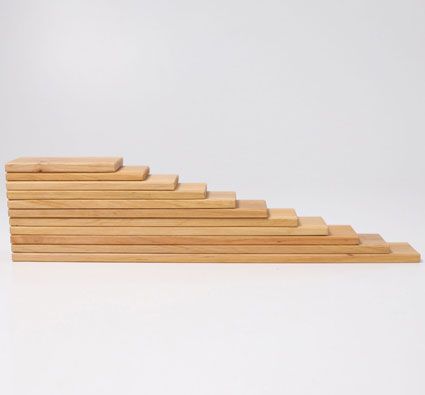 Listones de construcción naturales