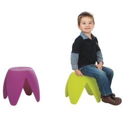 Taburete infantil flora verde