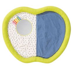 Tapiz de estimulación 3d la manzana y 3 muñecos de peluche