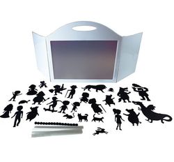 Teatro de sombras para mesa de luz