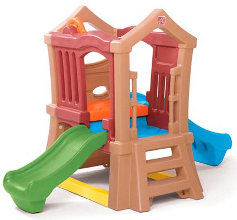 Tobogan doble infantil la casita Step2 — La Tienda De La Familia