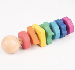 Tornado de madera arco iris