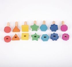 Tornillos y tuercas arco iris