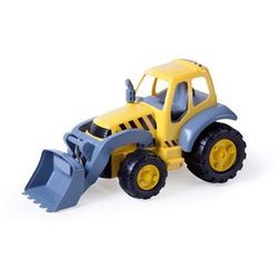 Tractor grande con pala articulada