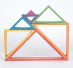 Triángulos de arcoíris arquitecto