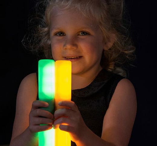 Tubos con luz interactivos