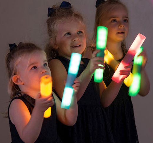 Tubos con luz interactivos