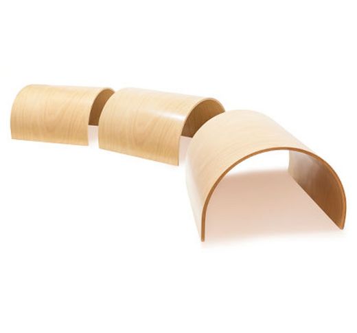 Túnel para gateo de madera