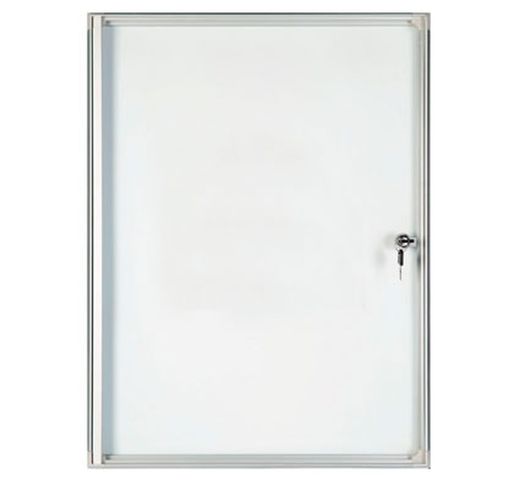 Vitrina tablón de anuncios de 51x68cm imantado de pared apertura lateral