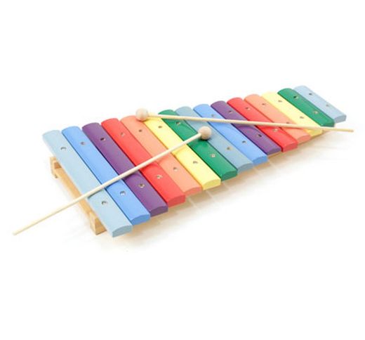 Xilófono de madera Arcoíris