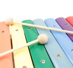 Xilófono de madera Arcoíris