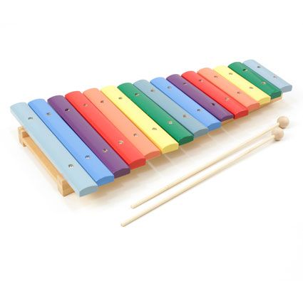 Xilófono de madera Arcoíris